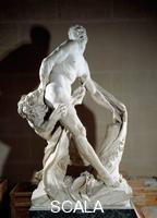 Puget, Pierre (1620-1694) Representation de l'athlete Milon de Crotone (540-516 avant JC environ). 1683.