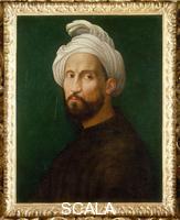 Bugiardini, Giuliano (1476-1555) Portrait of Michelangelo Wearing a Turban