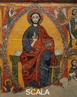 Catalan Romanesque art Altarpiece of St. Lorenc Dosmunts - detail, 12th cent.