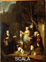 Metsu, Gabriel (1629-1667) The Poultry Seller, 1622
