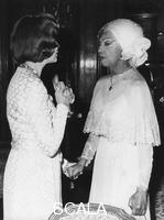 ******** Josephine Baker, French singer and dancer, with Princess Grace of Monaco, c1965-1975.