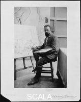 ******** Monnet(?), Henri.  Henri Matisse in front of 