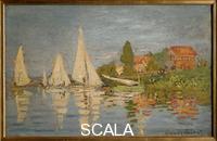 Monet, Claude (1840-1926) Boat Races at Argenteuil, c. 1872