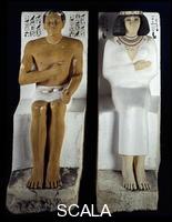 Egyptian art Rahotep and Nofret