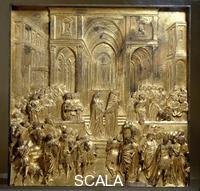 Ghiberti, Lorenzo (1378-1455) Door of Paradise: Solomon Receiving the Queen of Sheba