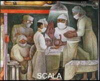 Rivera, Diego (1886-1957) Storia della Medicina. La nascita in una moderna sala parto.