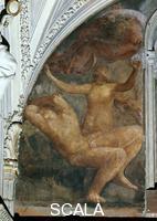 Rosso Fiorentino (1494-1540) Large lunette in the Cesi Chapel with the Creation of Eve