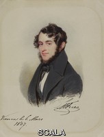 Daffinger, Moritz Michael (1790-1849) Count Moritz Fries (1804-1887), from a suite of Portraits from the collection of the Princess Metternich, 06.03.1837