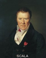 Waldmueller, Ferdinand Georg (1793-1865) Portrait of the Architect Charles de Moreau (1758-1841); Portrait of the Architect Charles de Moreau (1758-1841), 1822