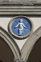 Della Robbia, Andrea (1435-1525) Roundel with 'putto' (baby), 1490 - after 2013-2017 restoration