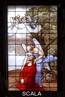 ******** Gesù nell'orto degli ulivi - vetrata - Filippo Carcano - 1900 - Como, Duomo