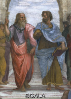 Raphael (1483-1520) School of Athens - detail (Plato and Aristotle)