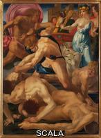 Rosso Fiorentino (1494-1540) Moses Defending the Daughters of Jethro