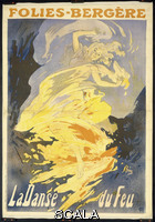 Cheret, Jules (1836-1932) Folies-Bergere. La Danse du feu, (Loie Fuller), 1897