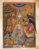 Toros of Taron (13th-14th cent.) Ms 6289 Vangelo: Baptism of Christ f. 18r, 1323
