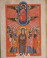 Karapet di Altamar Ms 4837 f. 7v Gospel: The ascension, 1433